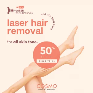Laser hair removal promotion cosmo